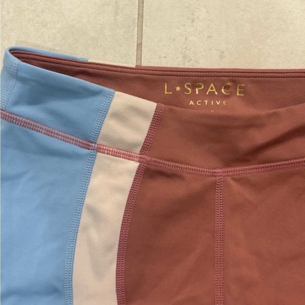 L*Space Women's Pink and Blue Shorts - Picture 3 of 5